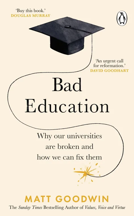 Cover of Bad Education by Matt Goodwin
