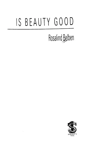 Cover of Is Beauty Good by Rosalind Belben